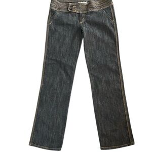 Denim Jeans with Striped Waistband size 13